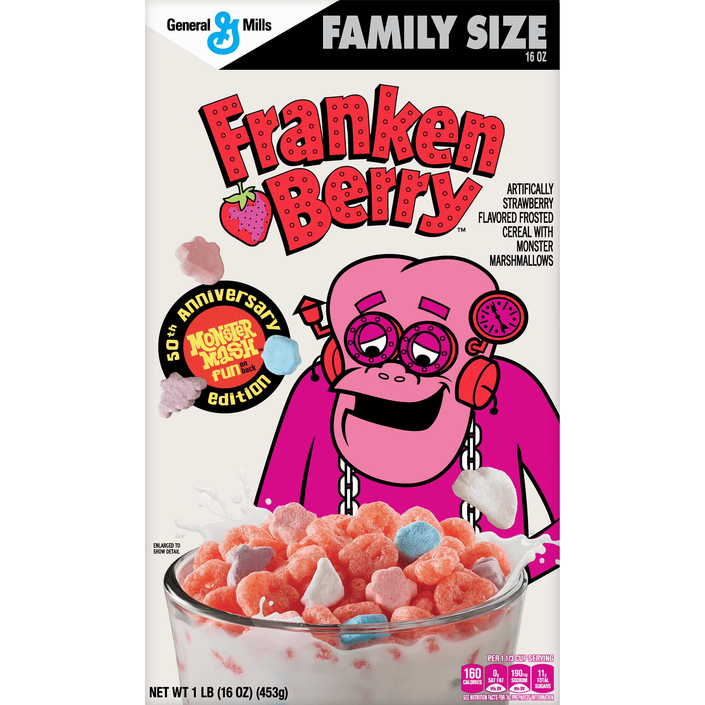 Retro Franken Berry cereal box