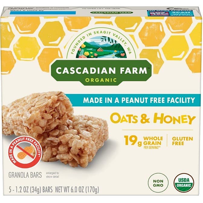 snacks made in peanut free facility