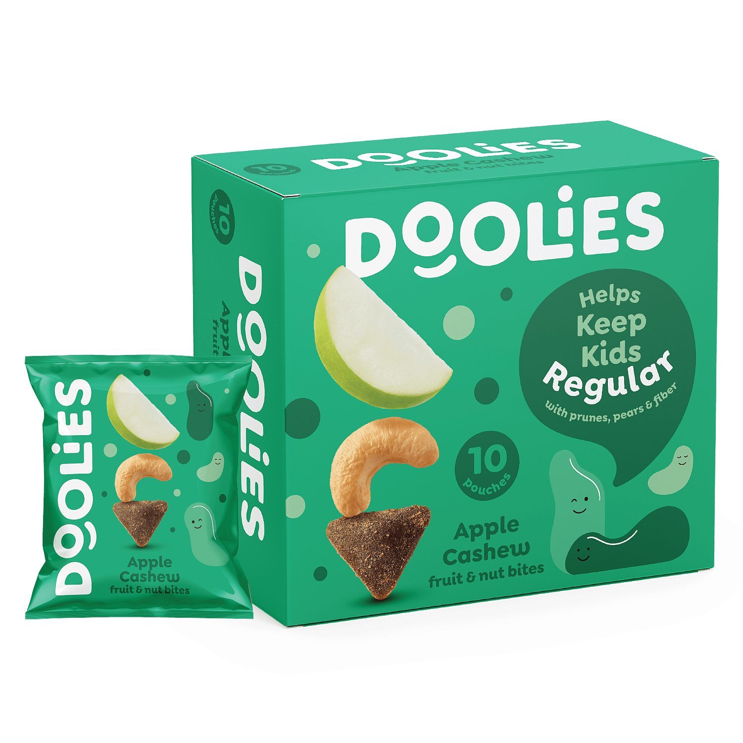 Package of Doolies apple cashew bars