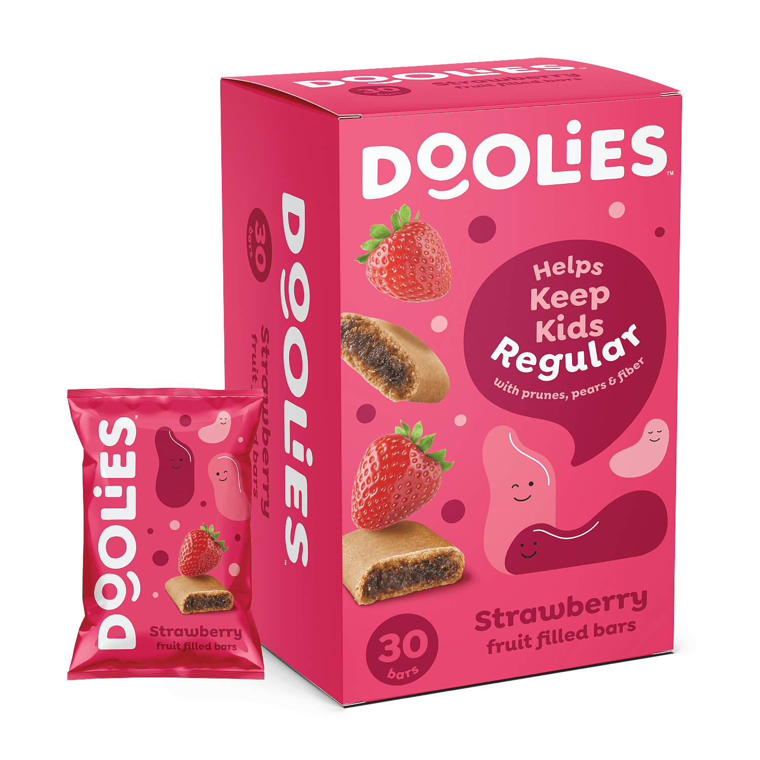 Package of Doolies strawberry bars