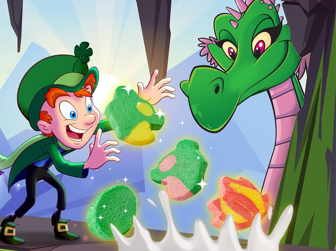 Lucky Charms unveils Hidden Dragon Cereal with magically transforming