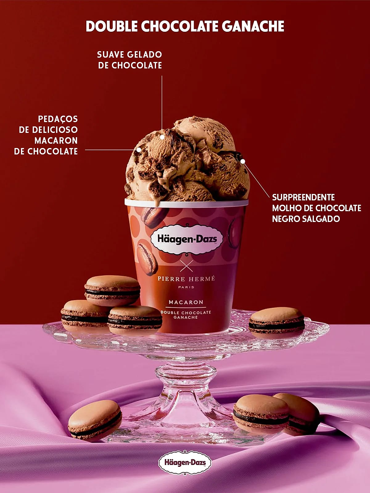 macarron chocolate para banner image
