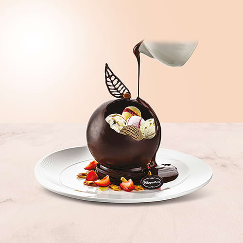 【*ChocoLate Bomb!!】生写真 Chocolate Bomb - Ice Cream Flavours & Brownie - Häagen-Dazs IN