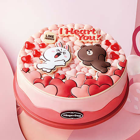 line grand slam cake creation