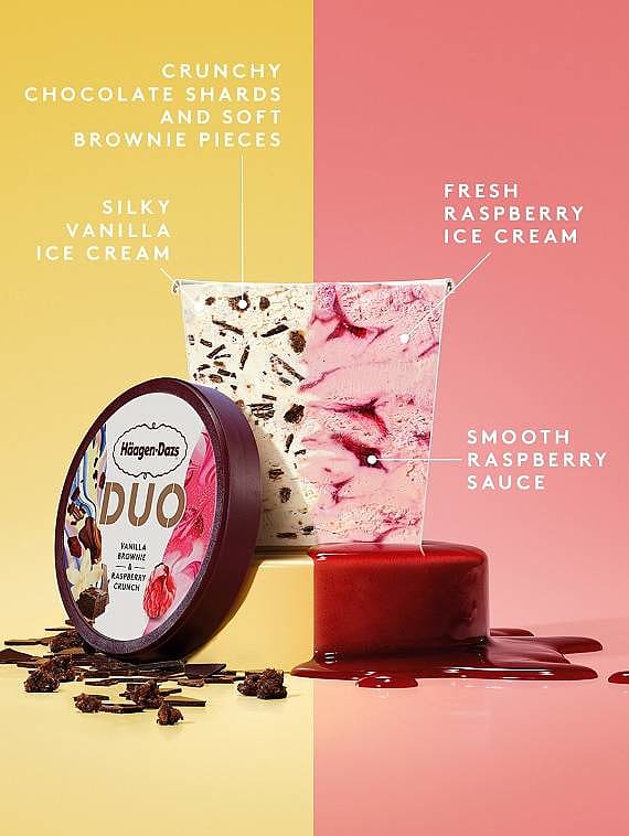 duo vanilla brownie and raspberry-en