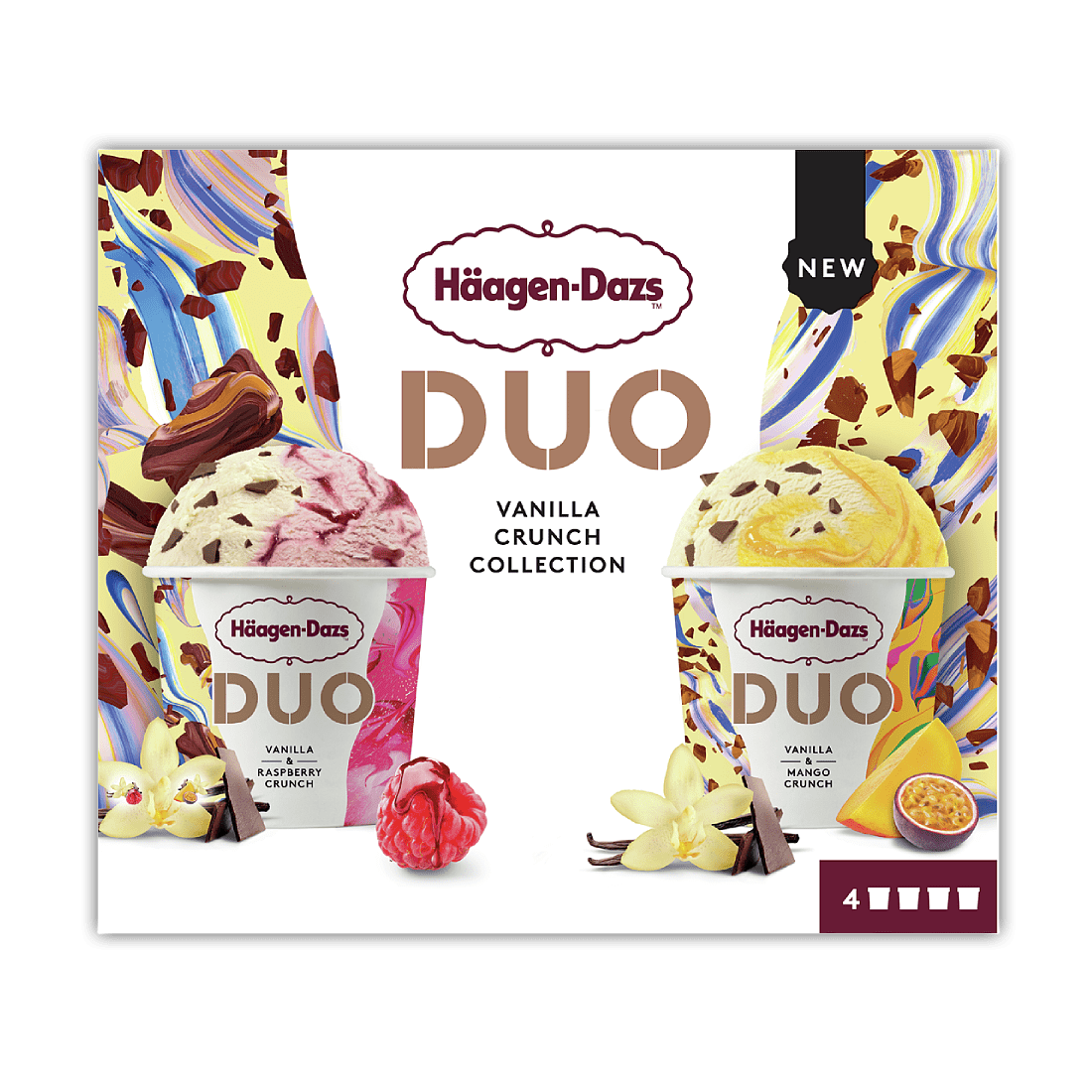 duo vanilla collection minicup multipack