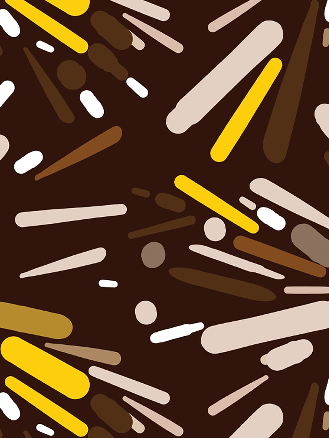 Dark Chocolate Almond Flavour Pattern