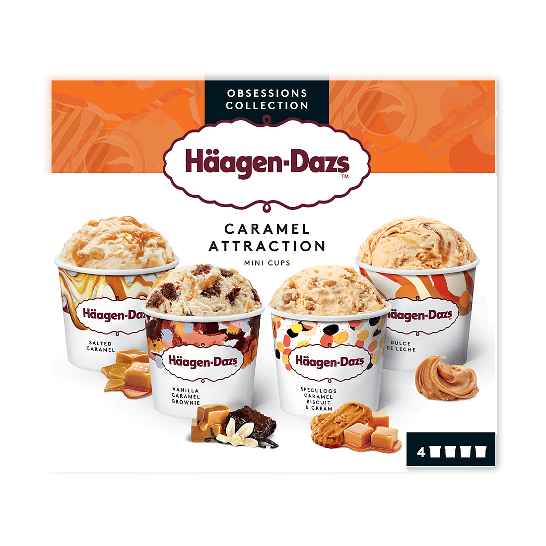 Caramel Mini Cup Multipack