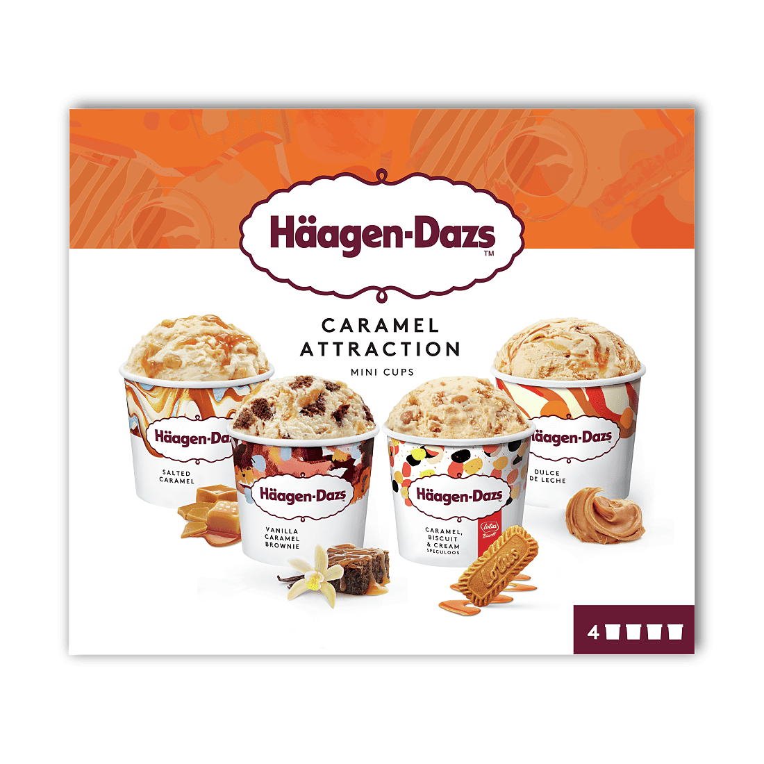 Caramel Collection Mini-Cups Multipack