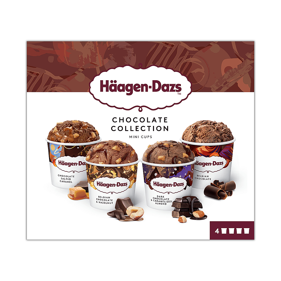 Chocolate Mini Cup Multipack