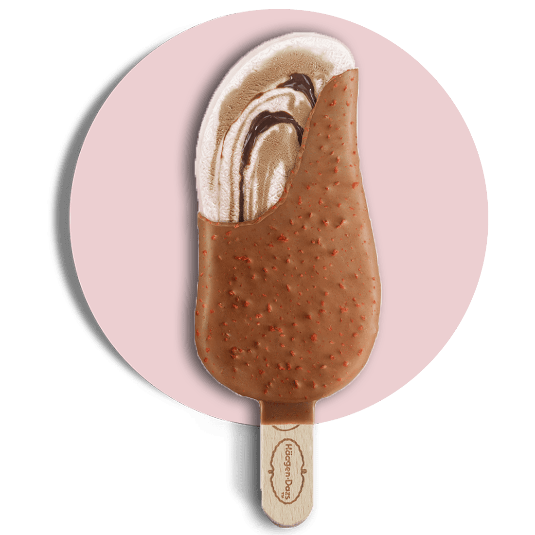 Twist & Crunch Belgian Chocolate with Strawberry Stickbar