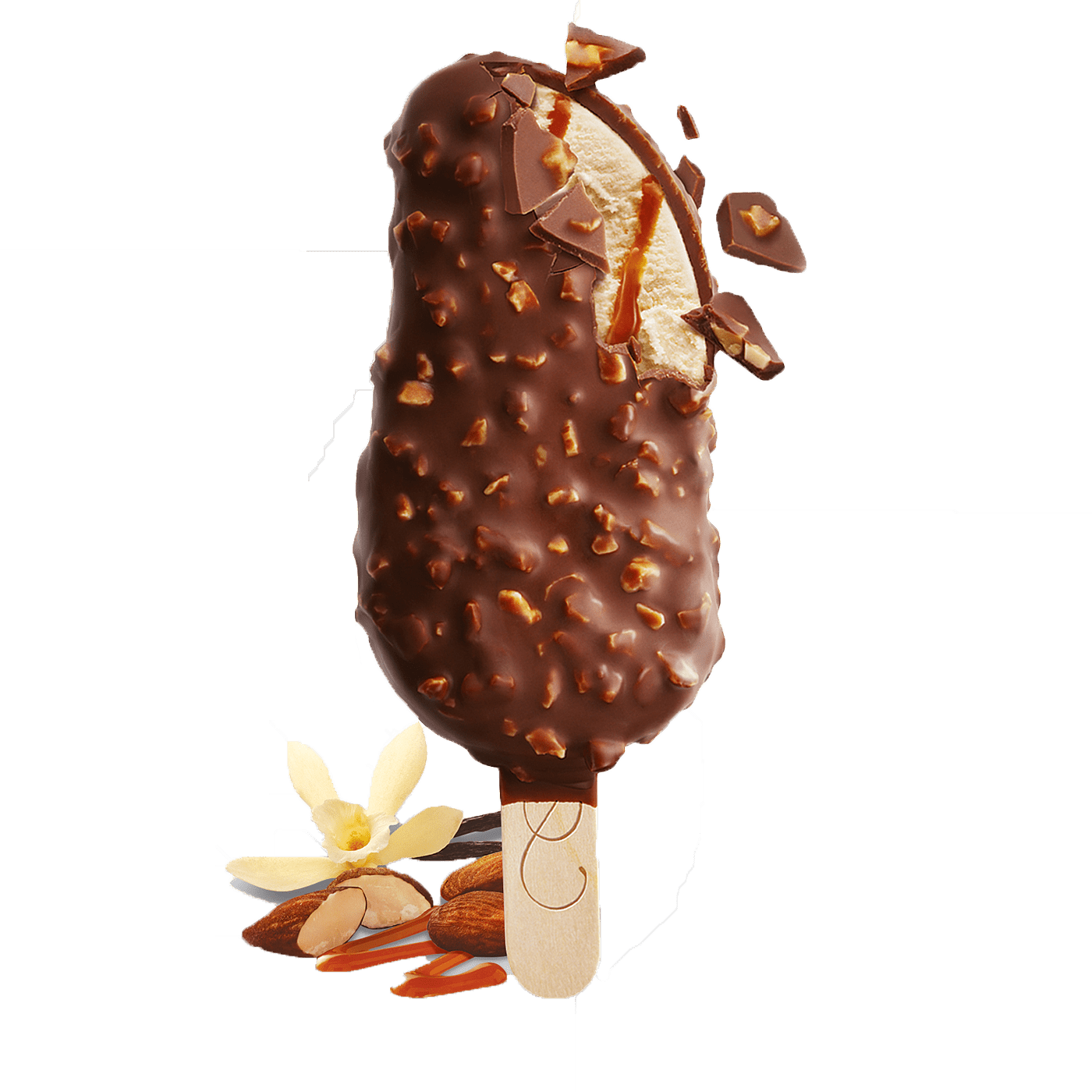 vanilla caramel almond stickbar