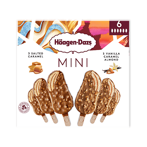 salted caramel vanilla caramel almond mini stickbar