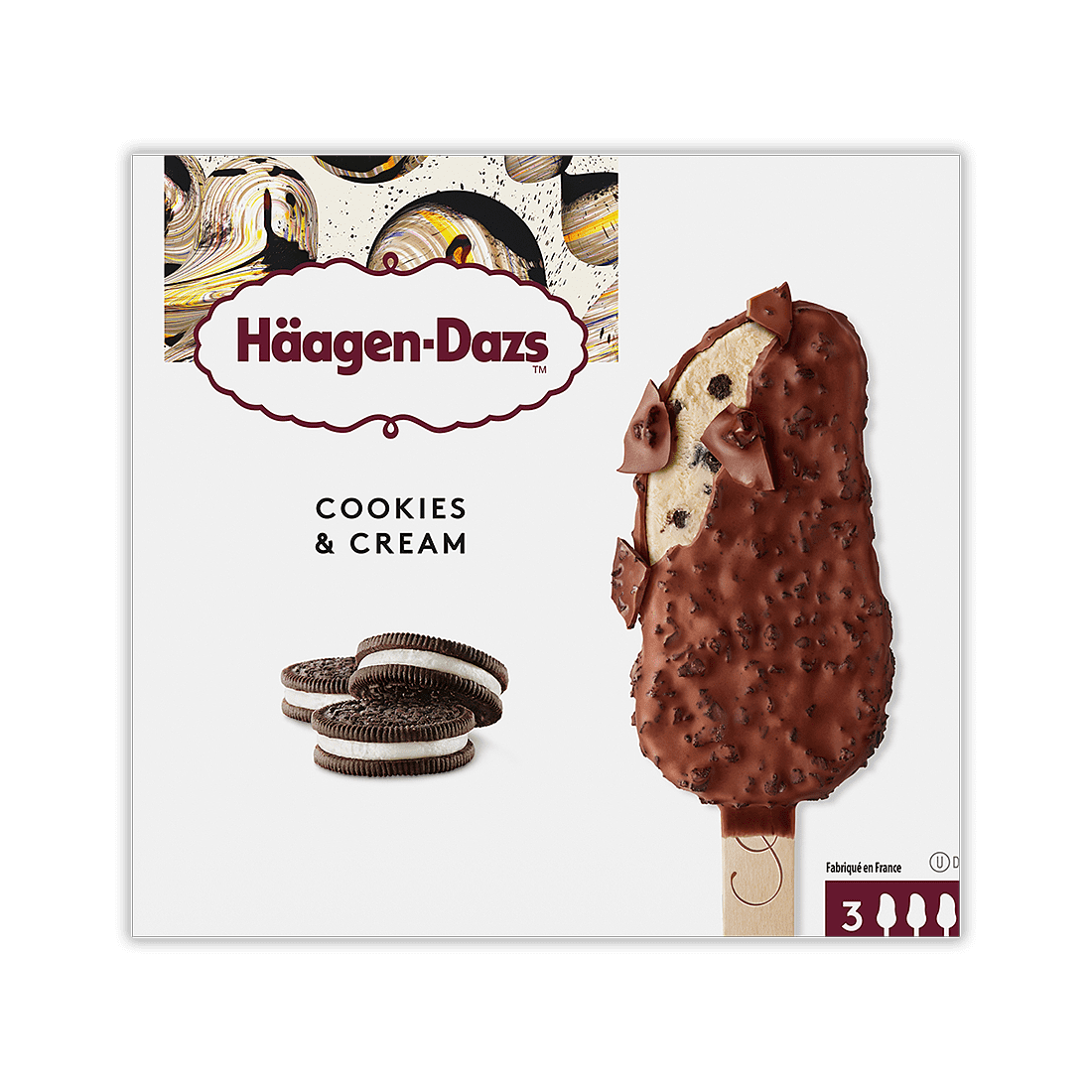 Cookies & Cream Stickbar Multipack HäagenDazs HK
