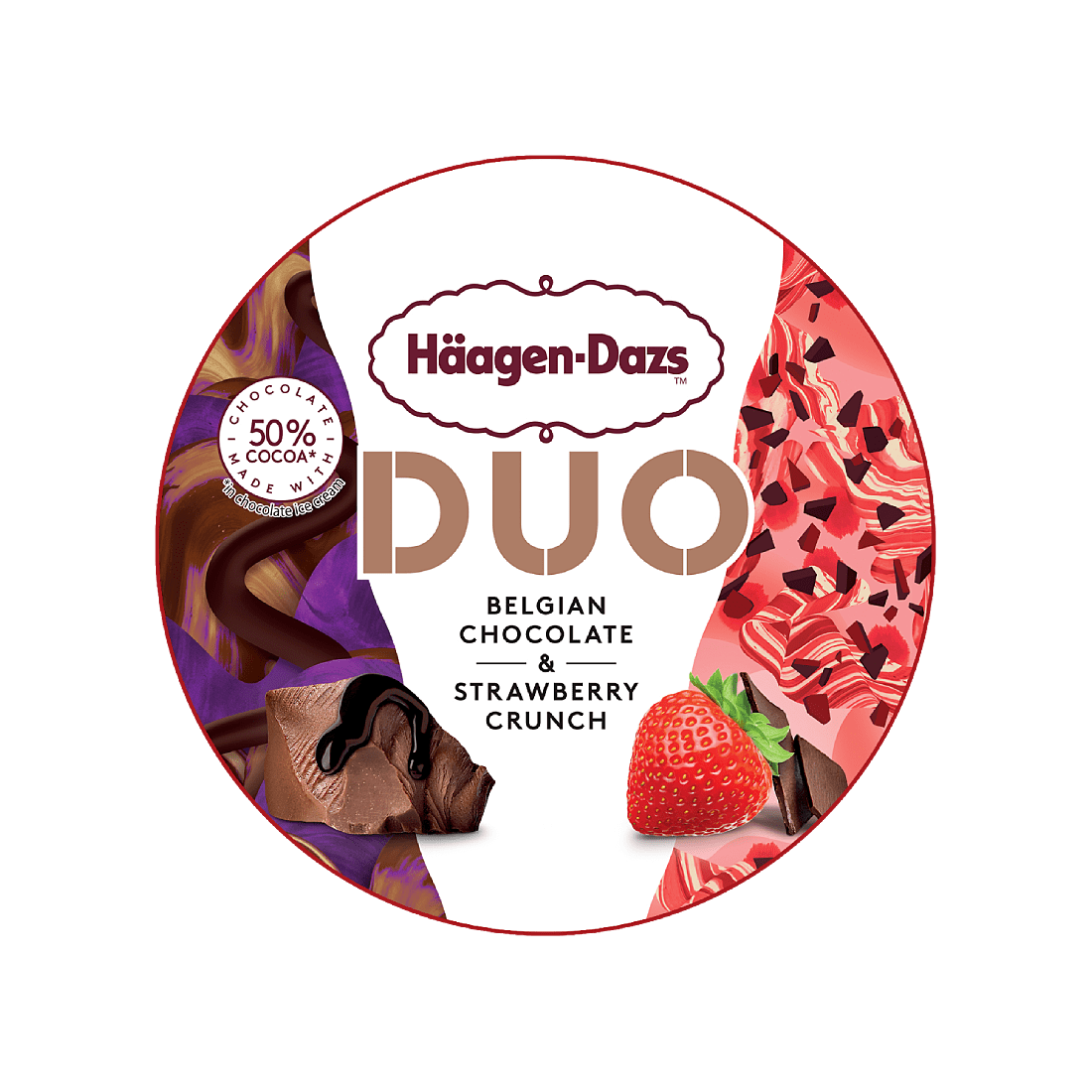 duo belgian chocolate strawberry