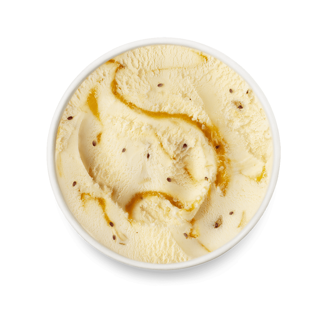 frozen yogurt kiwi mango lid off