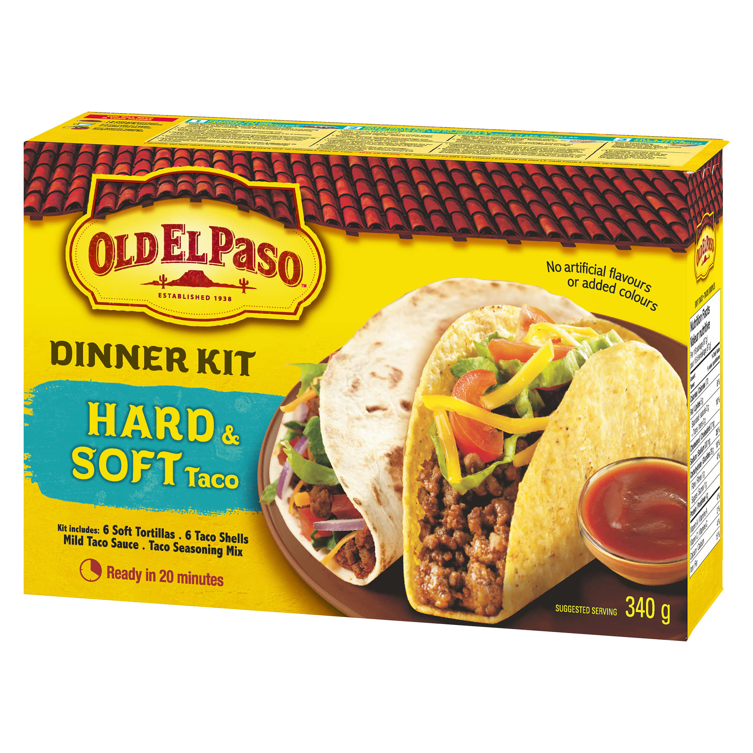 Tortilla Pockets Dinner Kit Old El Paso 8378