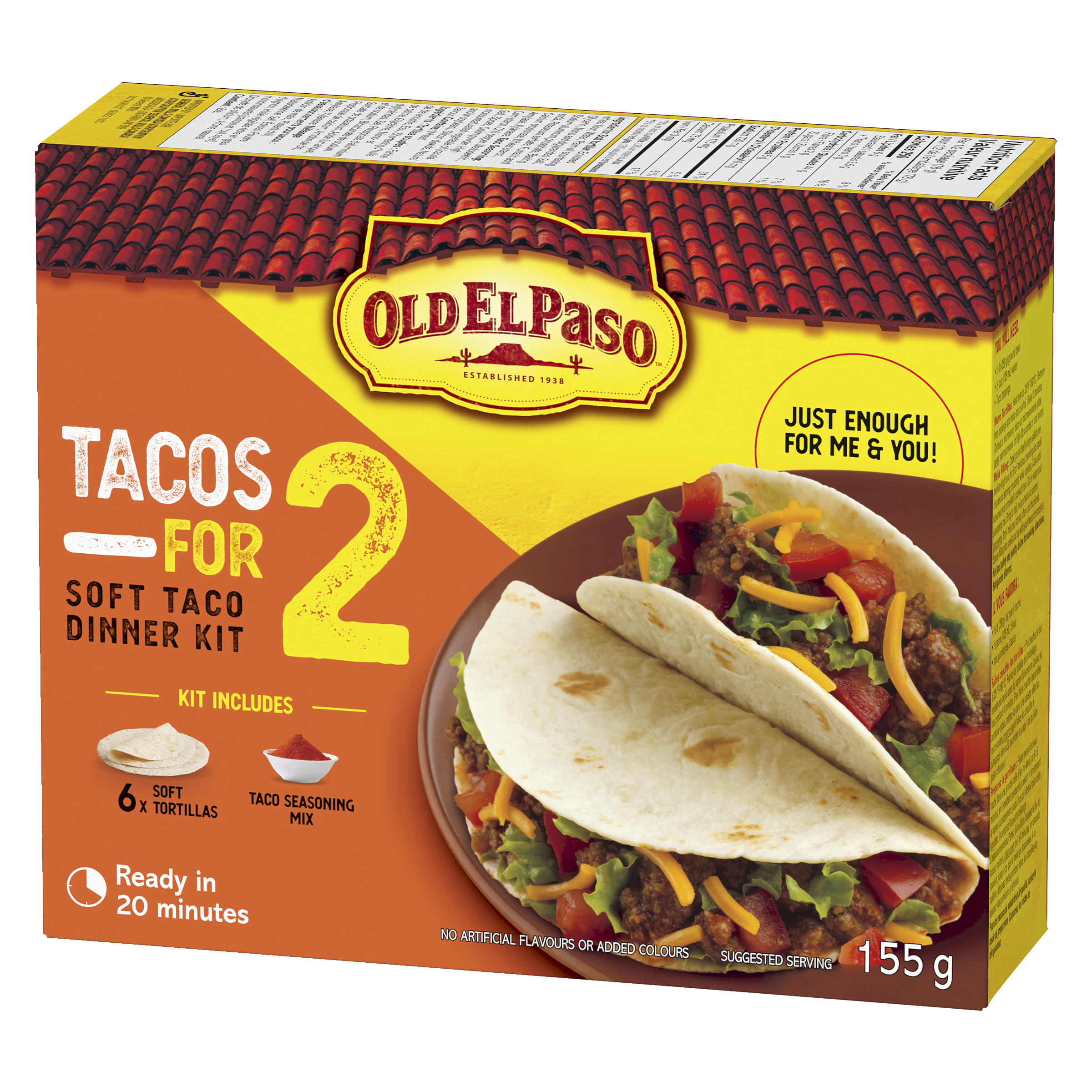 Tacos for Two Soft Taco Dinner Kit Old El Paso