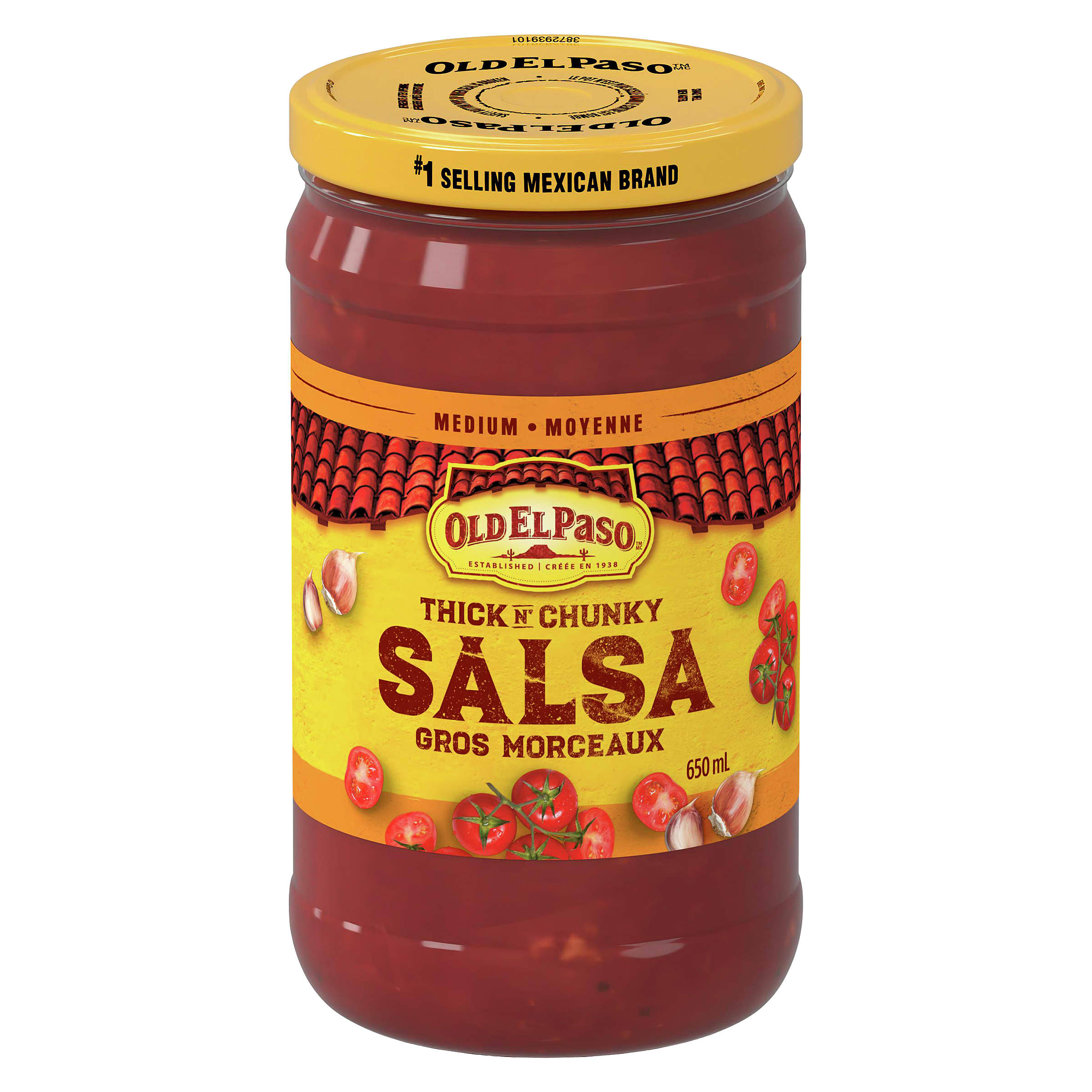 Salsa Gros Morceaux Moyenne 650mL - Old El Paso