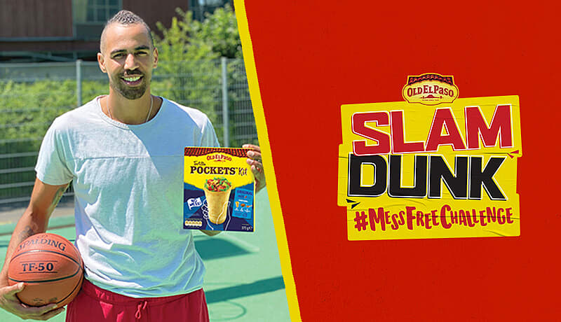 Basketball-Ikone Thabo Sefolosha bringt die Old El Paso Slam Dunk MessFreeChallenge in die Schweiz