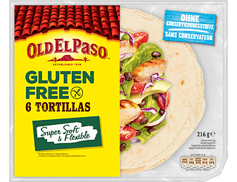 Gluten Free Six Tortillas Super Soft