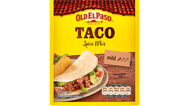 Spice Mix FOR TACOS Tuotteet Old El Paso spice-mix-for-tacos-tuotteet-old-el-paso