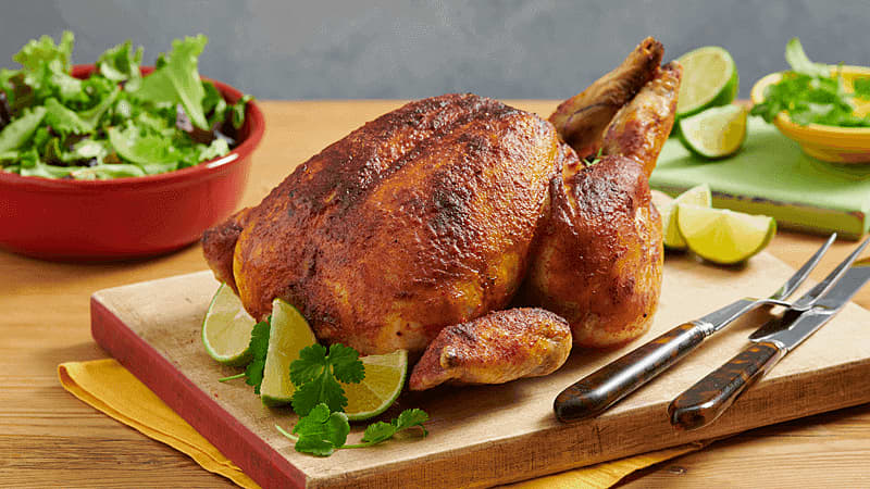 poulet roti faon fajita hero