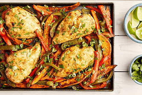 Burgers de Fajitas au poulet et au citron vert