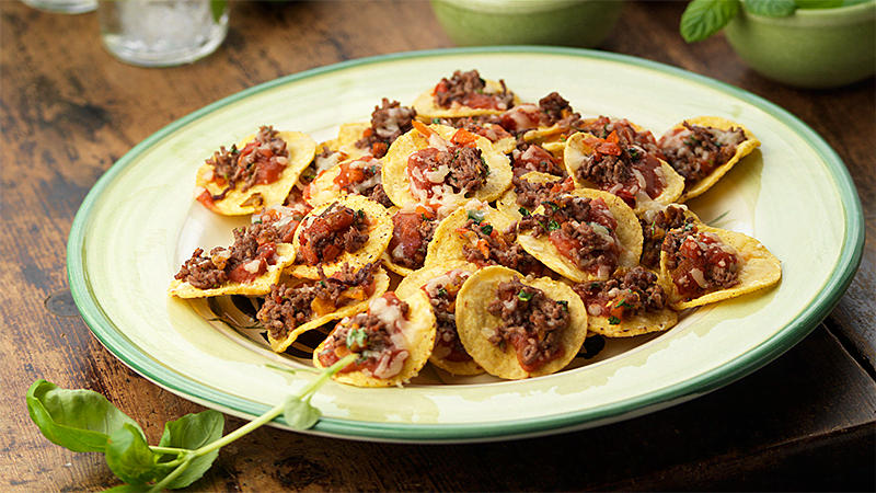 Ovnsgratinerte nachos