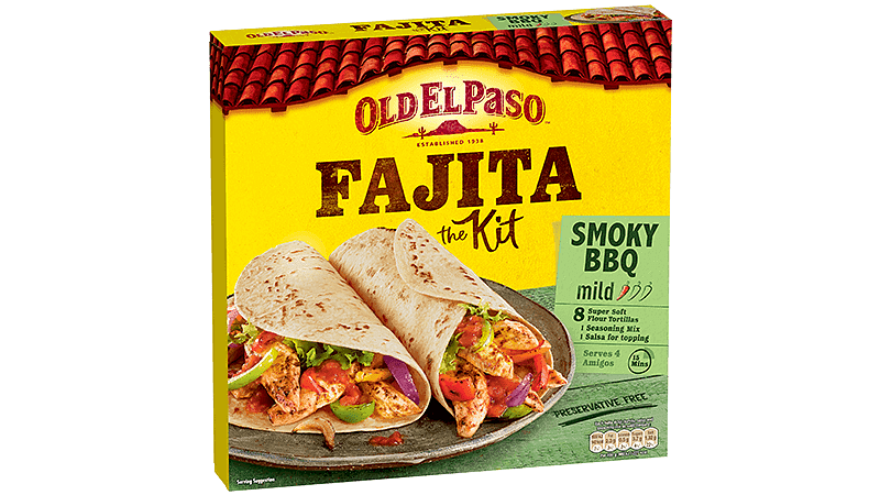 Smoky Bbq Fajita Kit Mexican Food Old El Paso