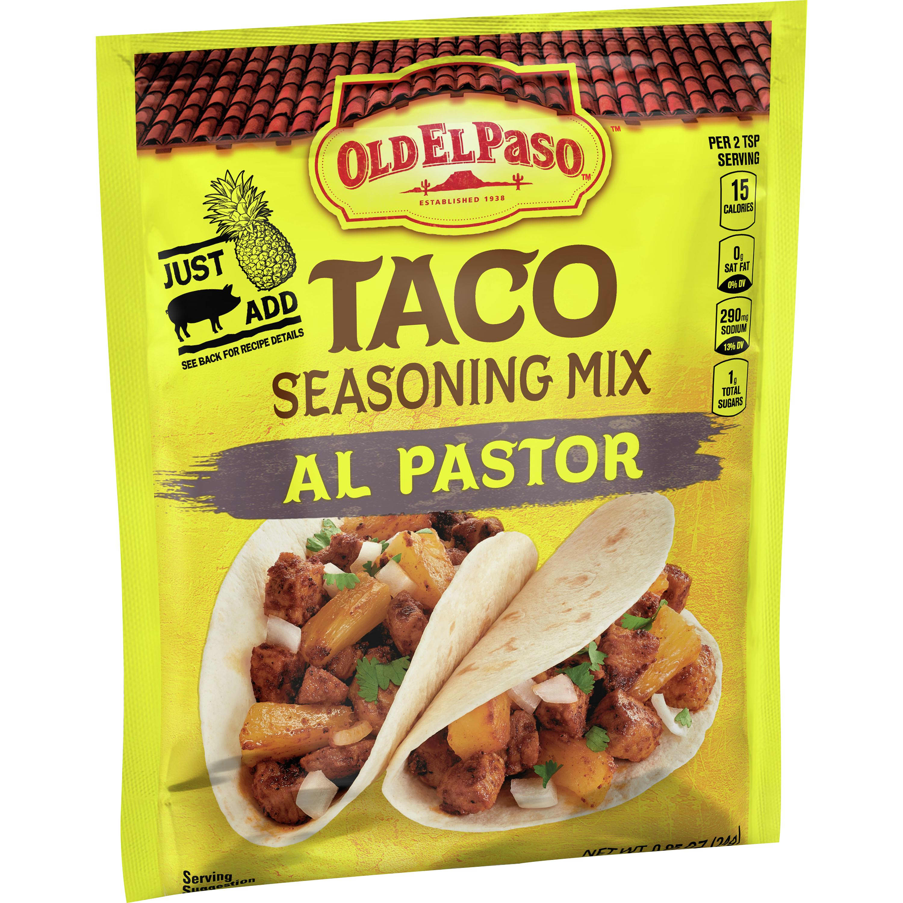 Al Pastor Taco Seasoning Mexican Seasoning Old El Paso