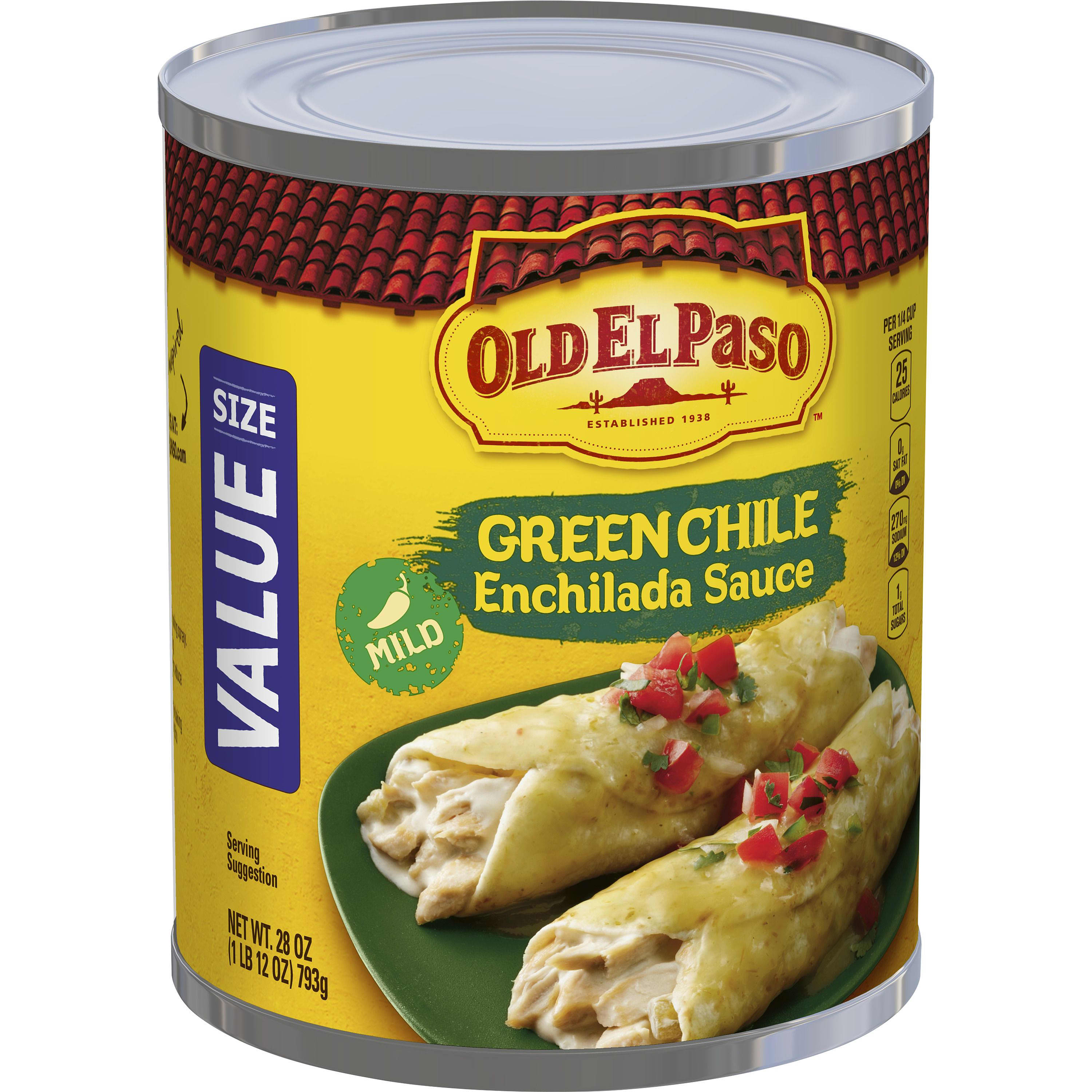 Green Chile Enchilada Sauce, 28 oz Sauces Old El Paso