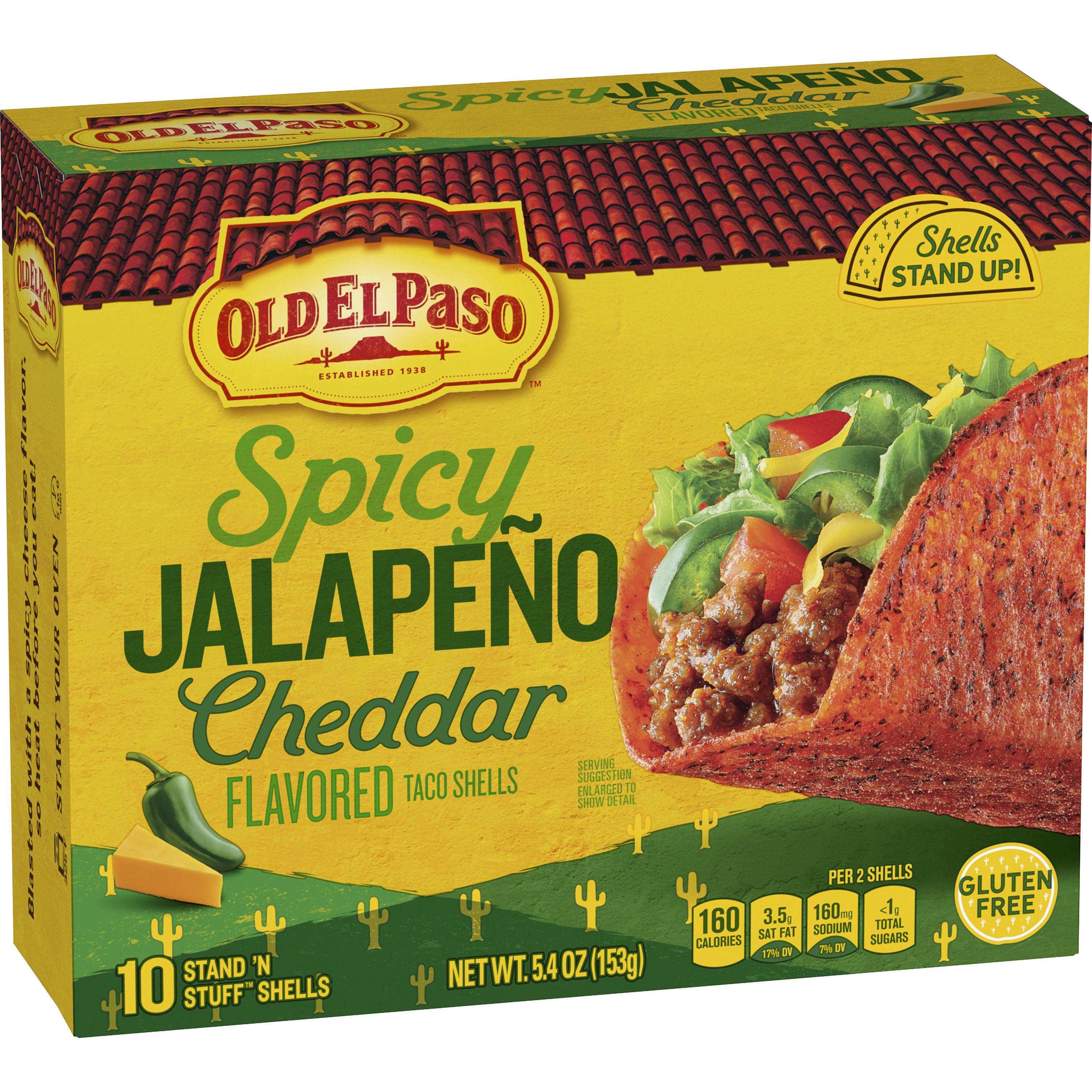 Old El Paso Spicy Jalapeño Cheddar Flavored Stand 