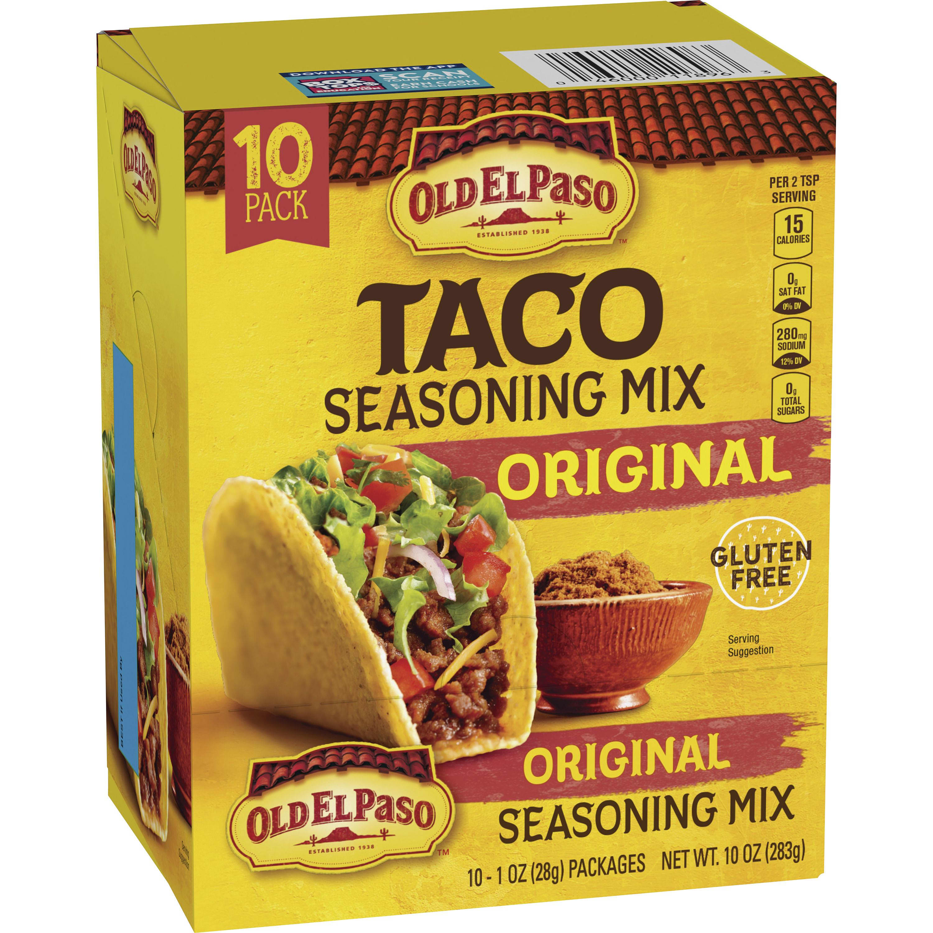 Old El Paso Original Taco Seasoning Mix 10 Pack Old El Paso