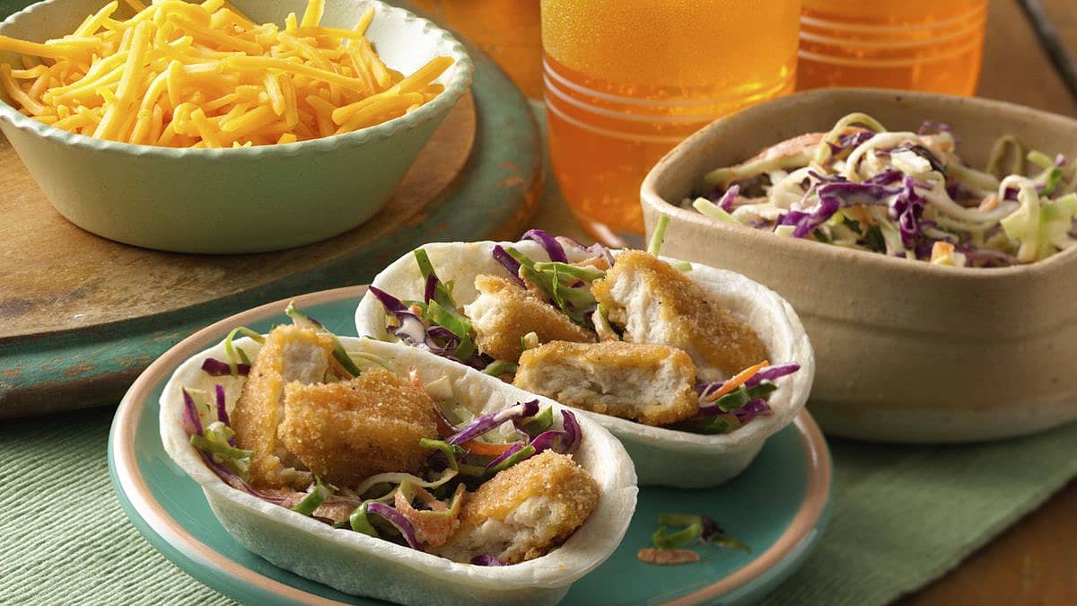 Mini Chicken Taco Bowls - Easy Mexican Recipes - Old El Paso