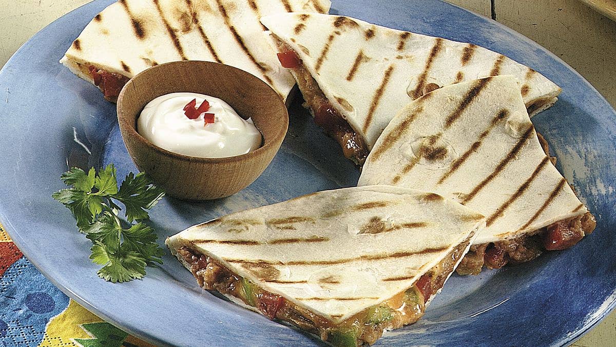 Grilled Quesadillas Mexican Recipes Old El Paso