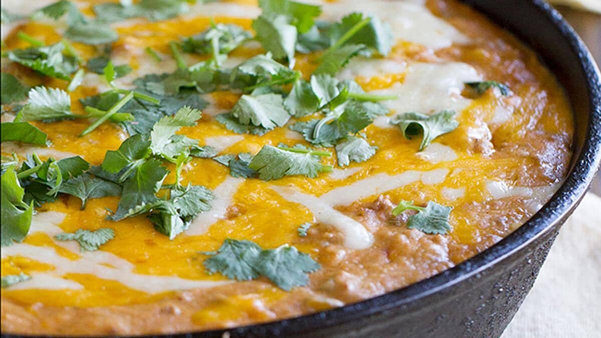 Hot Beef & Bean Dip Mexican Recipes Old El Paso
