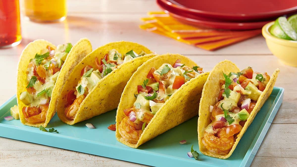 Quick and Easy Shrimp Tacos - Mexican Recipes - Old El Paso