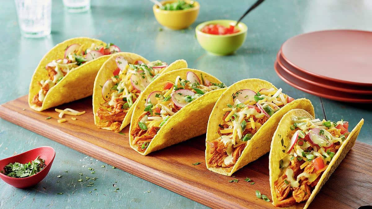 Easy shredded chicken tacos hotsell with taco seasoning stove top