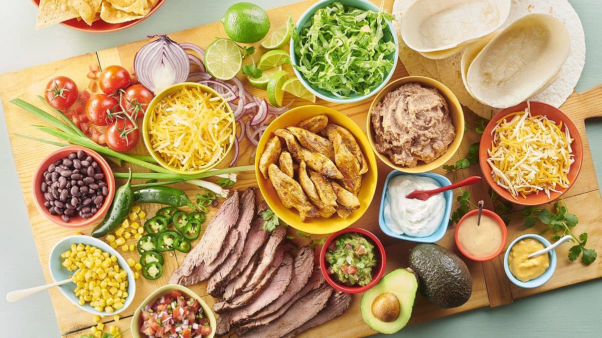 BuildYourOwn Burrito Board Mexican Recipes Old El Paso
