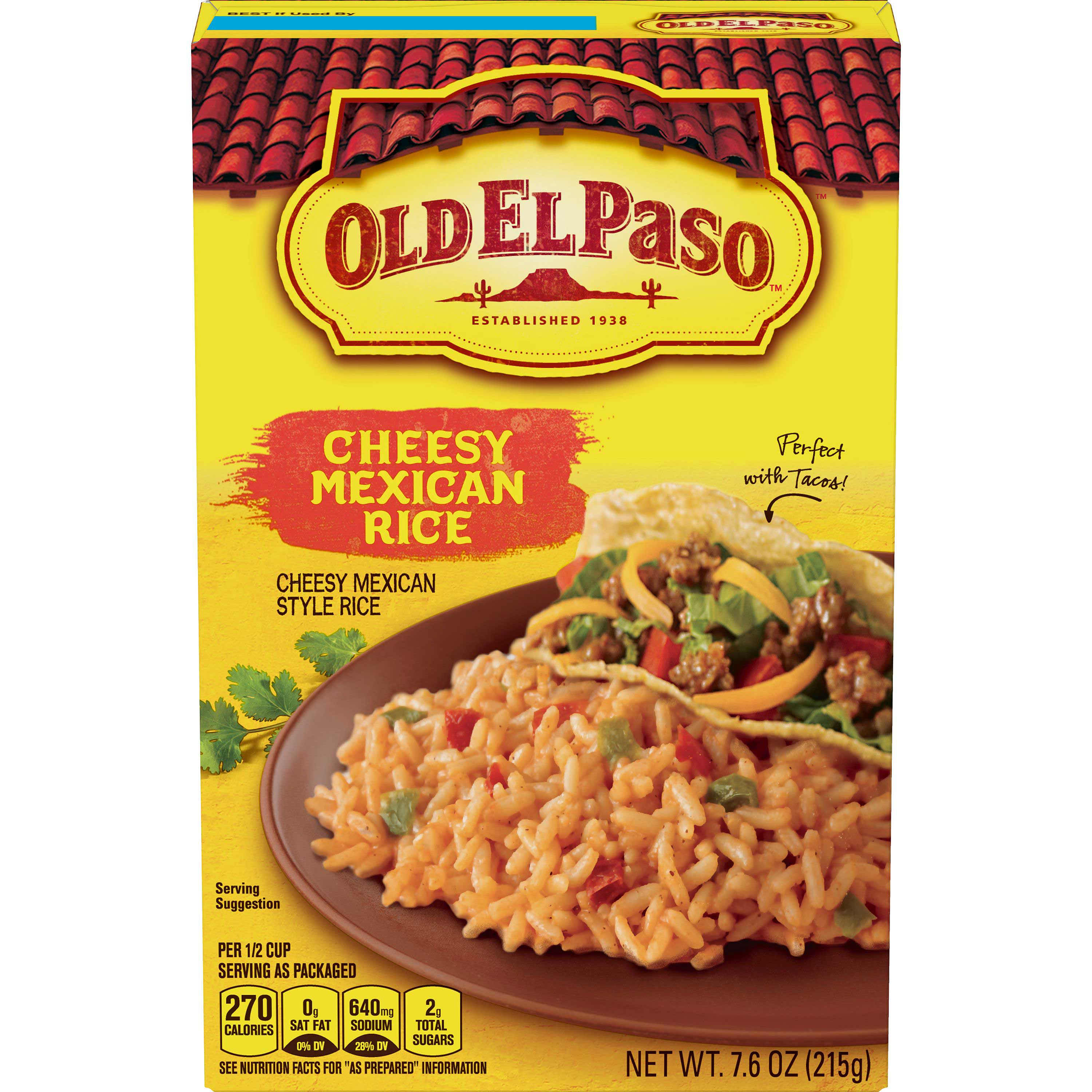 Cheesy Mexican Rice Authentic Mexican Sides Old El Paso