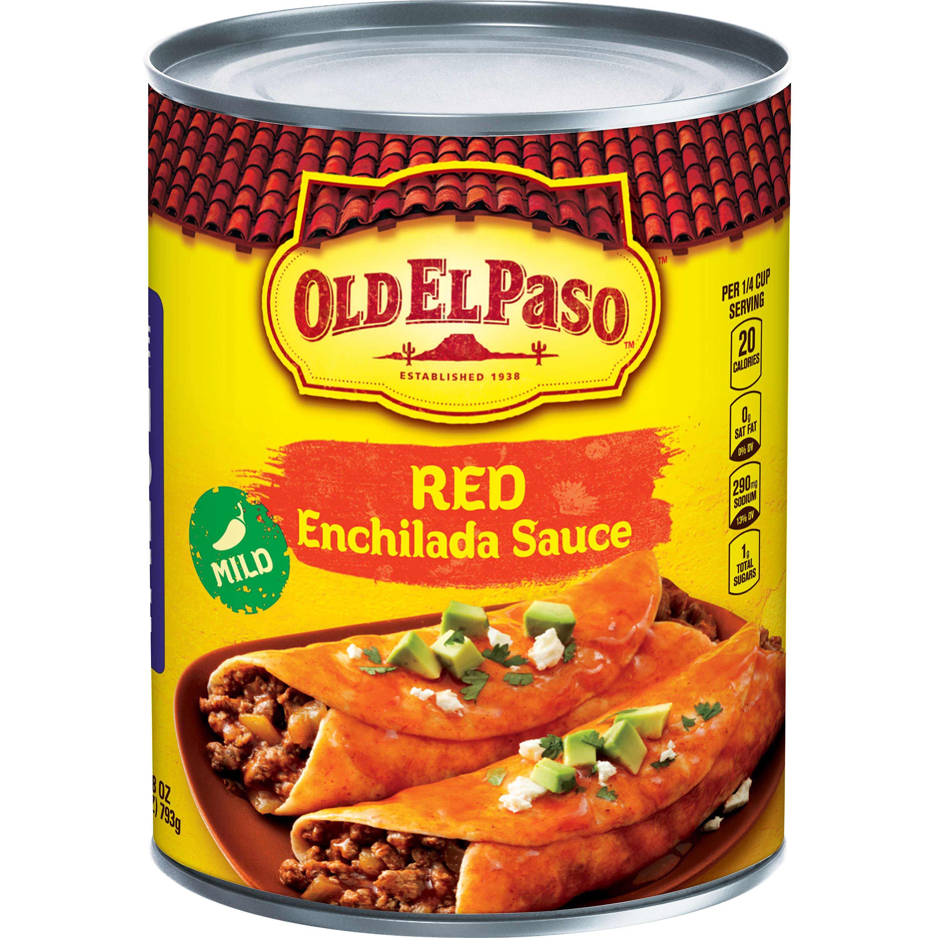 Enchilada Sauce, Mild, Red, 28 oz Can Products Old El Paso