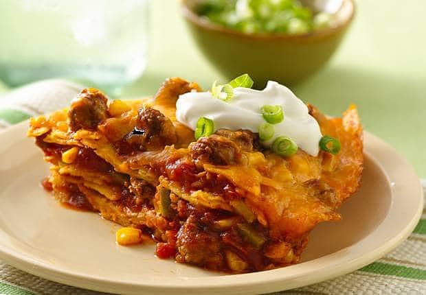 Beef Enchilada Stack