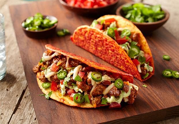Caliente Beef Spicy Tacos