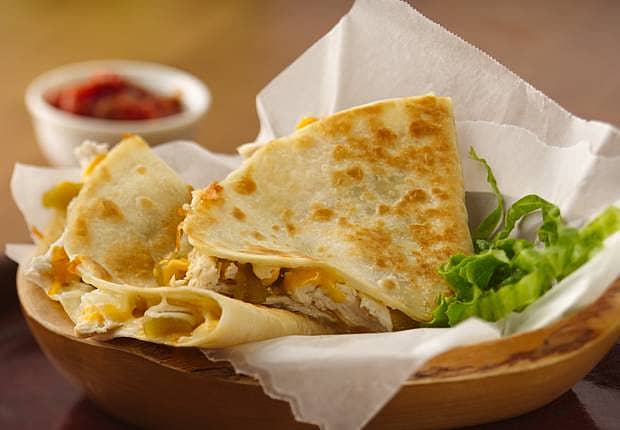 Chicken Chile Quesadillas