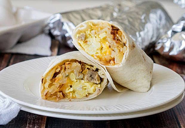 Easy Breakfast Burritos