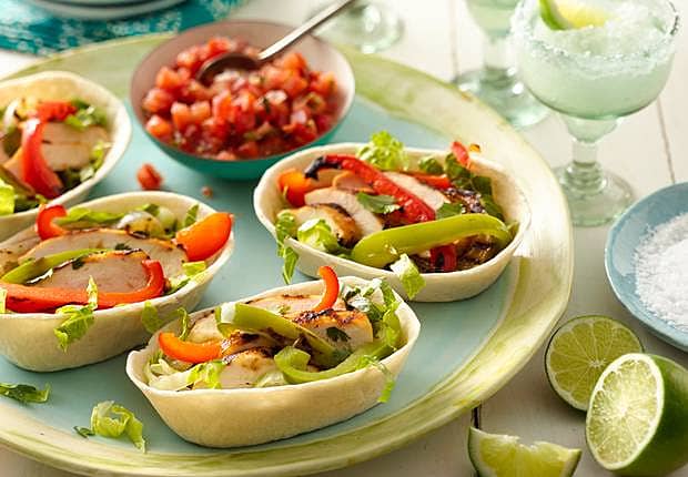 Grilled Chicken Fajita Bowls
