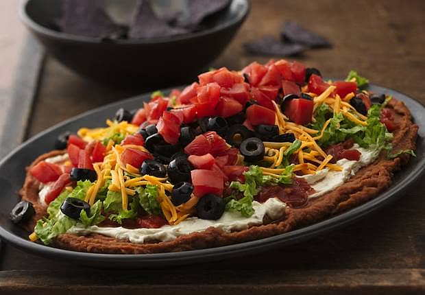 Seven Layer Bean Dip