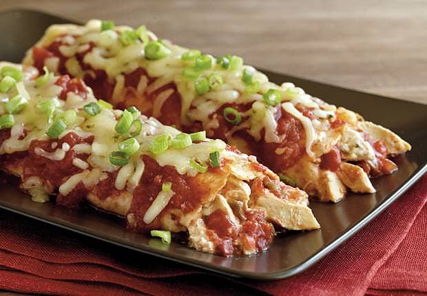 Spicy Chicken Enchiladas