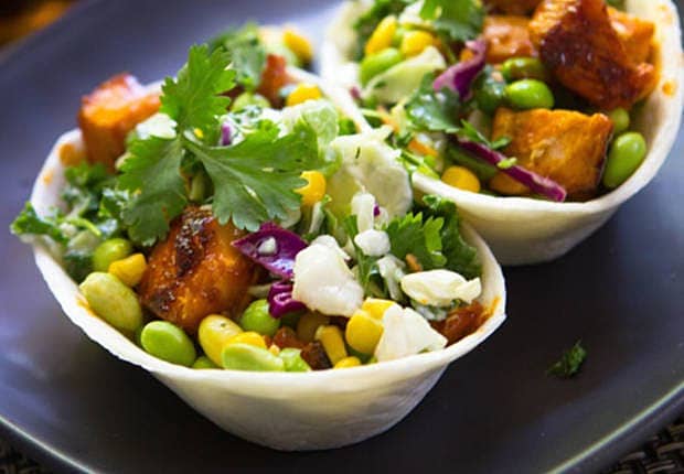 Spicy Grilled Salmon Tacos